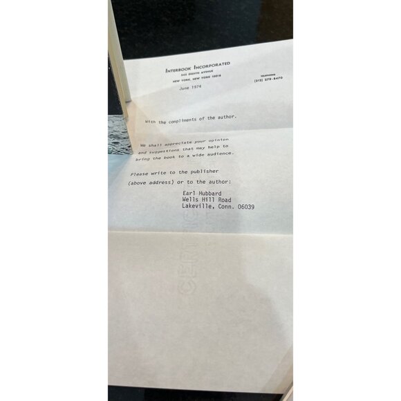 Vtg THE CREATIVE INTENTION By Earl Hubbard - Hardcover Original Art Dust Cover - Picture 2 of 9